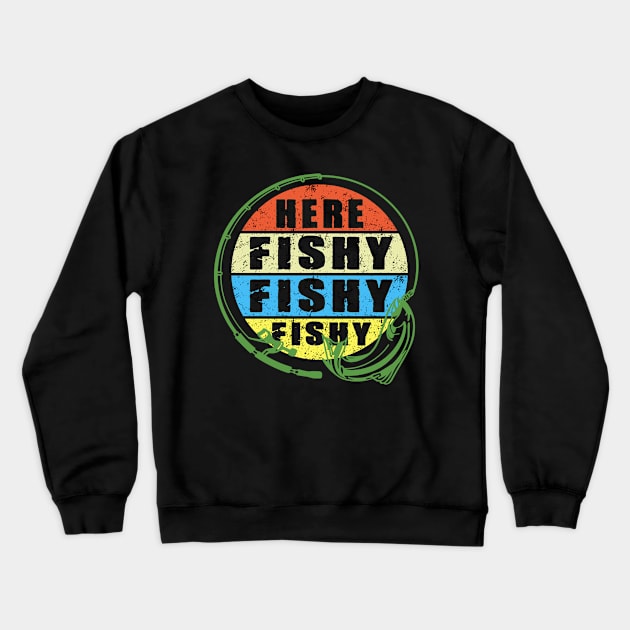 Funny Fishing Crewneck Sweatshirt by khalid12